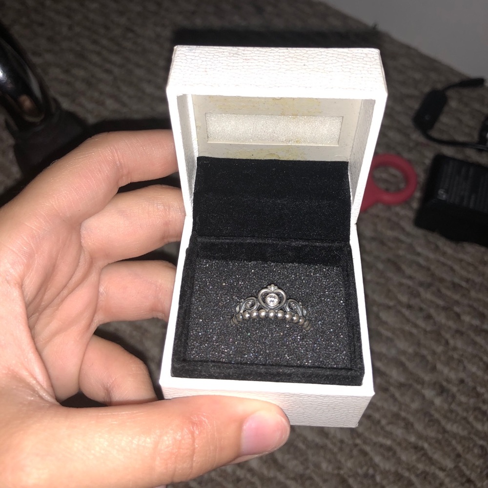 Authentic Pandora princess ring